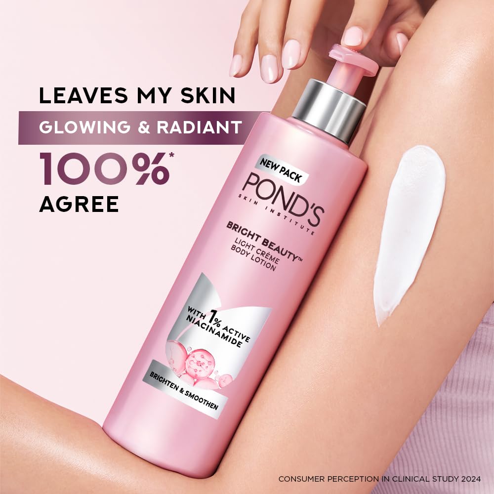 POND'S bottle in travel bag illustrating portability and convenience
