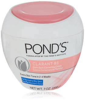 POND'S Clarant B3 jar front view shows label and size, promoting consistent brightening