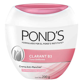 POND'S jar front packaging showing product name and benefits