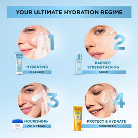 POND'S applied to cheek demonstrating gentle application and nourishment