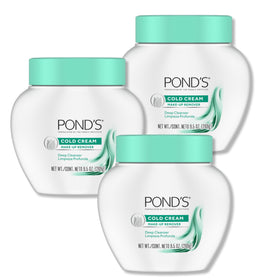 POND'S cold cream front jar showing packaging and moisturizing benefit