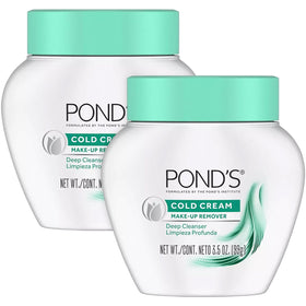 POND'S cold cream front packaging showing jar and lid, gentle cleansing benefit