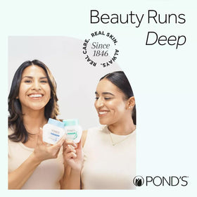 POND'S cold cream ingredients panel, transparency and dermatologist-tested benefit