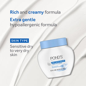 POND’S cream on hand being smoothed in for visible moisture benefit