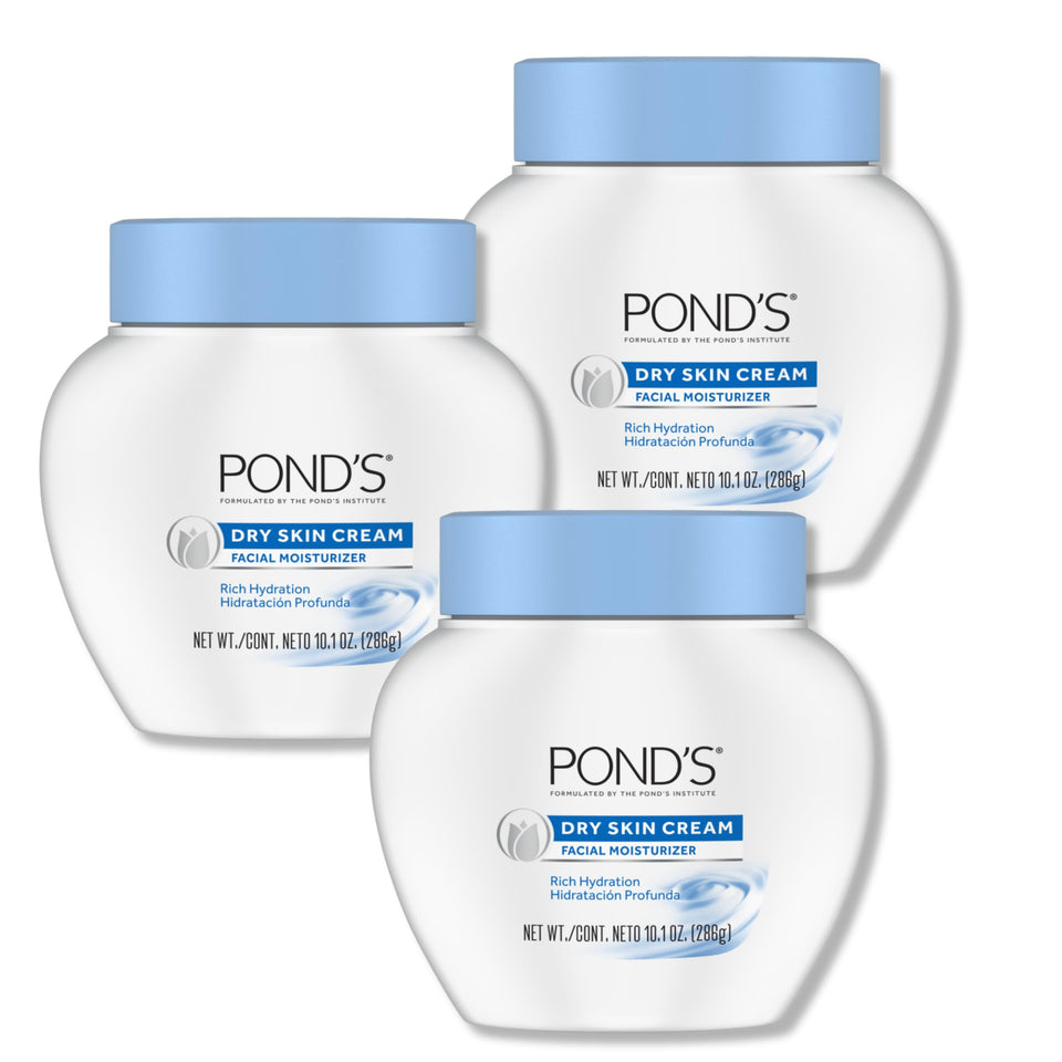 POND’S front jar view showing classic packaging and easy access to hydration