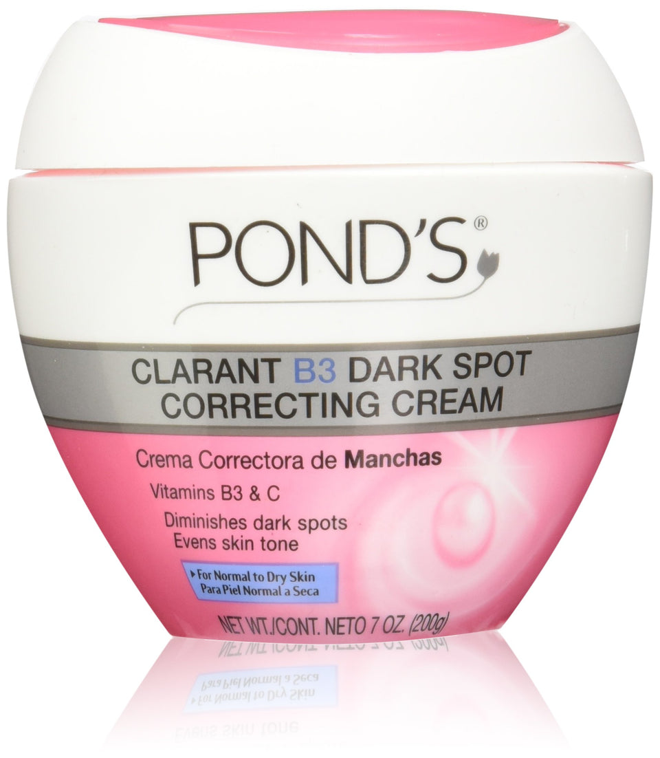 POND'S front packaging 7oz jar showing label and moisture benefit