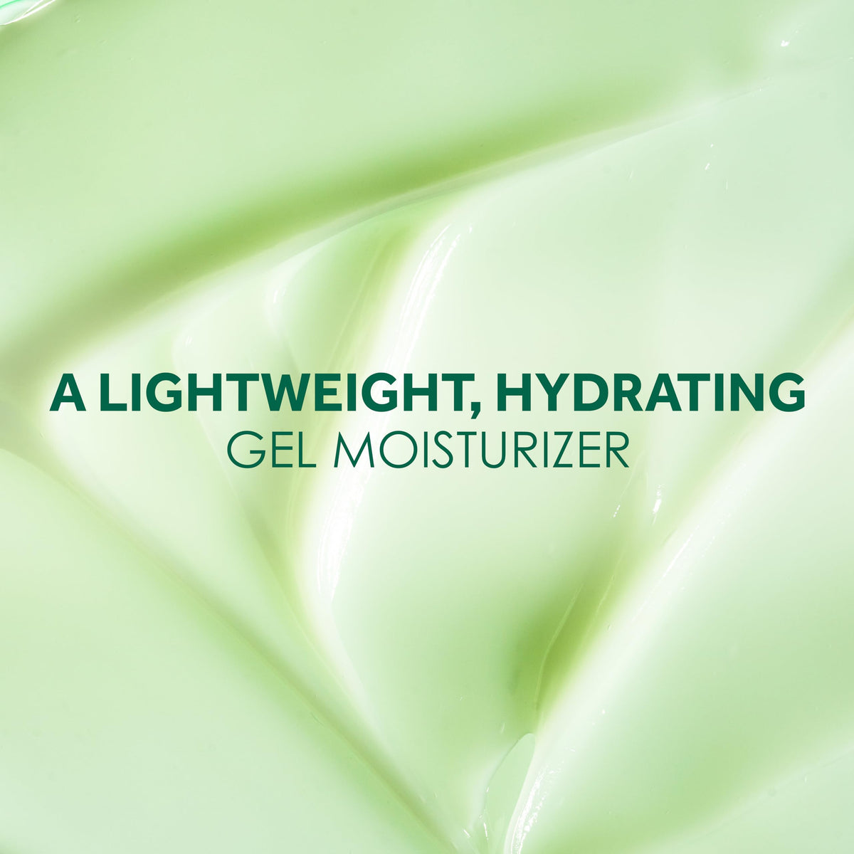 POND’S gel spread on hand demonstrating quick absorption and no-greasy feel