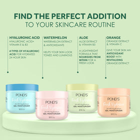 POND’S gel used under makeup illustrating smooth layering and long-wear benefit