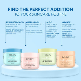 POND’S moisturizer applied on hand demonstrating smooth, non-greasy finish