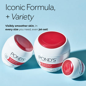 POND’S on bathroom counter in a routine setting conveying daily use