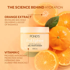 POND'S gel texture close-up highlighting lightweight, fast-absorbing hydration