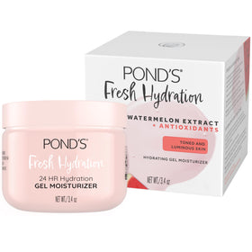 POND’S front packaging showing jar and label, highlights hydration benefit