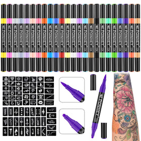 Ponhey front packaging showing full marker and stencil kit for quick selection