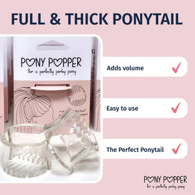 Pony Popper side profile highlighting curved design for secure hold