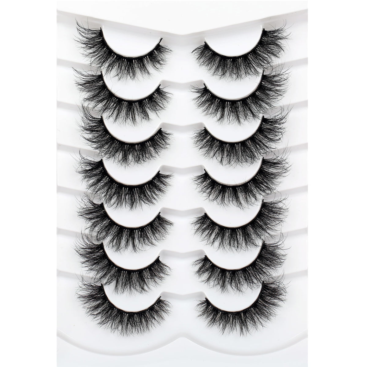 Pooplunch front packaging showing 7-pair lash multipack and vegan badge