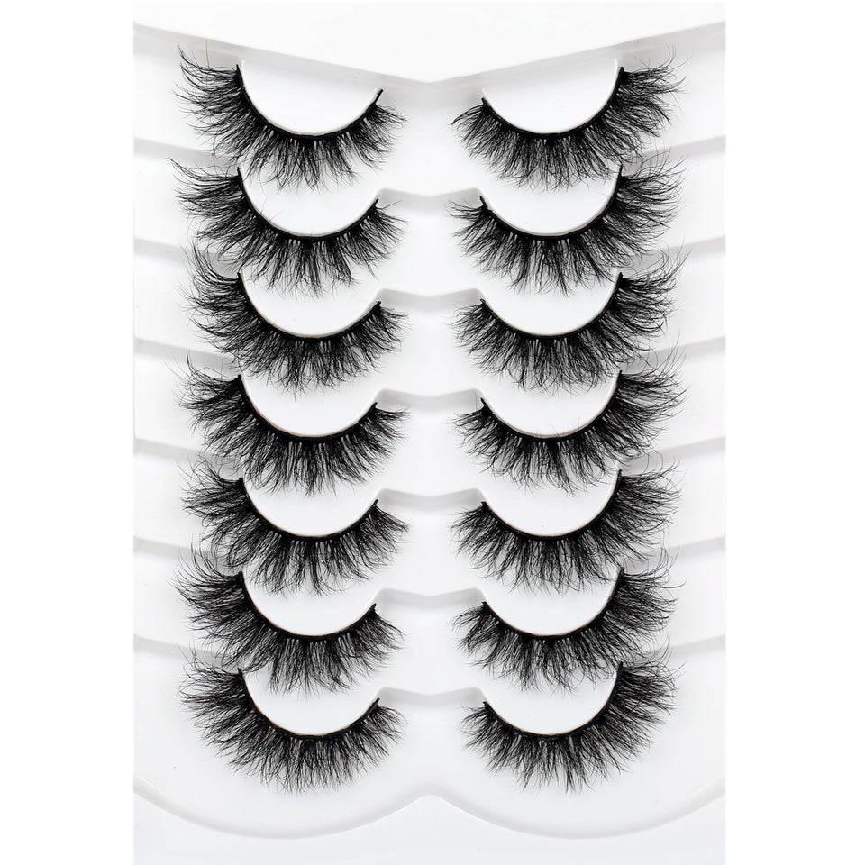 Pooplunch front packaging showing 7-pair lash multipack and vegan badge