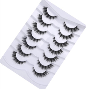 Pooplunch lashes styled for evening look, glamorous yet vegan benefit