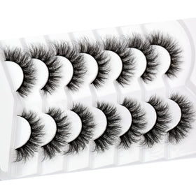 Pooplunch model evening makeup showcasing fluttery dramatic finish
