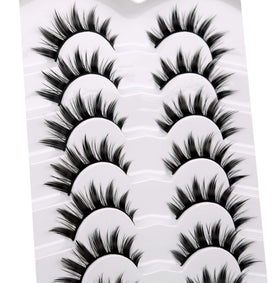Pooplunch lifestyle model wearing lashes for bold anime-inspired evening look