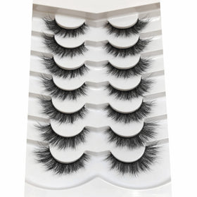 Pooplunch lashes worn for evening glam creating a soft cat-eye effect