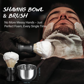 POP MODERN.C razor blades array showing ten replacements for long-lasting shaving performance benefit