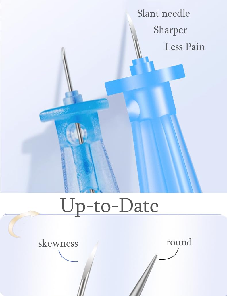 Popsica close-up of ultra-sharp needle tip for precise openings