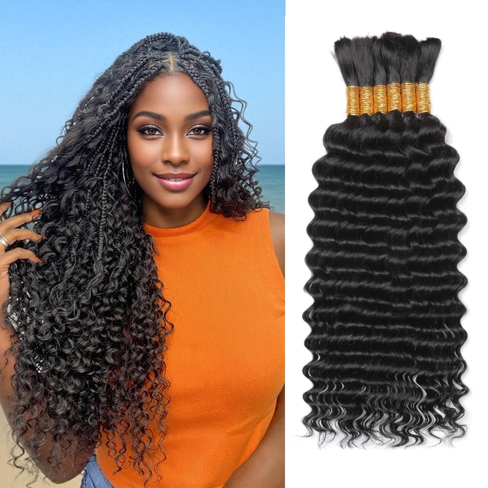 Popway front packaging showing six bundled 20-inch braiding hair for easy install