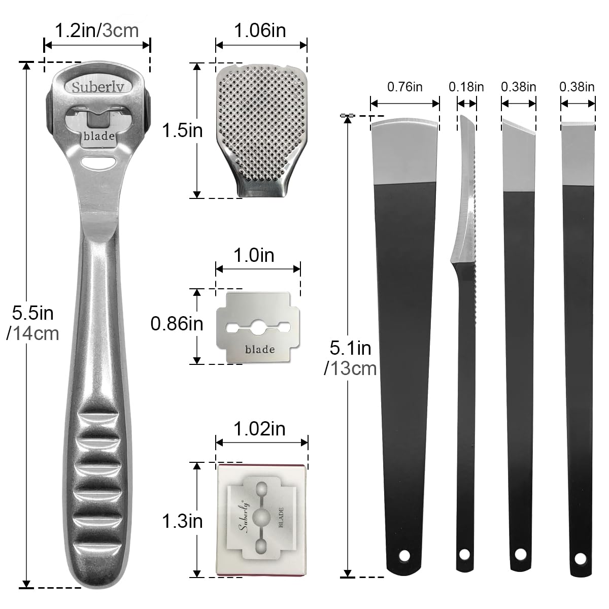 POQOD removable file head detail demonstrating textured surface for smooth finishing