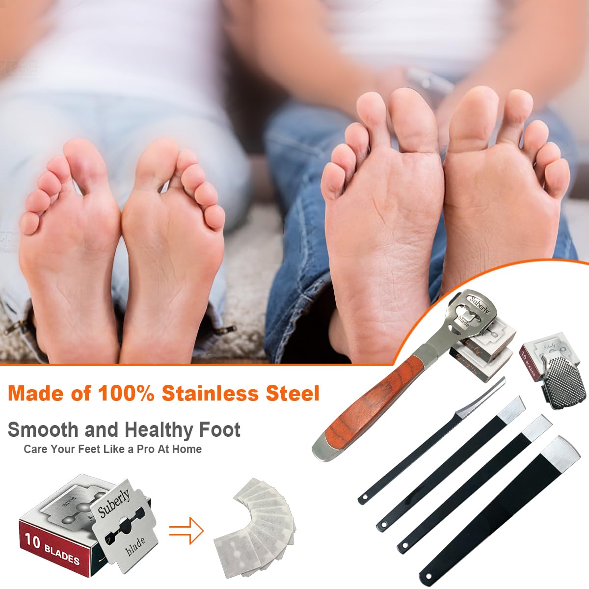 POQOD hand holding file showing size and scale for comfortable handling