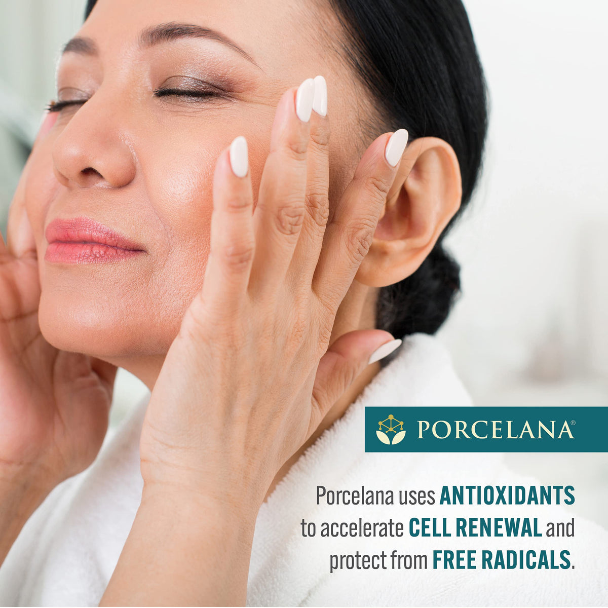 Porcelana treated body spots before and after to illustrate fading benefit