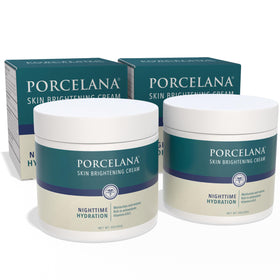 Porcelana front tube showing product for fading dark spots and hydration