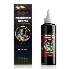 POSEIDON bottle front view showing branding and capacity, clear professional packaging benefit