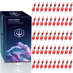 POSEIDON front packaging showing mixed 50pcs cartridge set and convenience