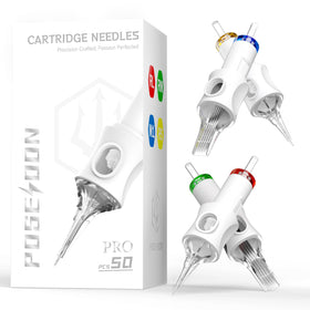 POSEIDON front packaging showing 50-pack and assorted needle types for convenience