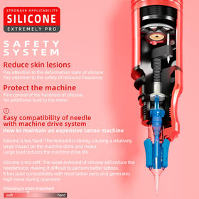 POSEIDON cartridge installed in tattoo pen showing smooth ink flow benefit