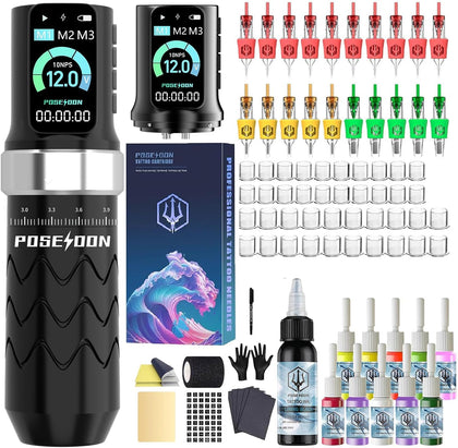 POSEIDON pen front view showing ergonomic grip and compact design for comfort