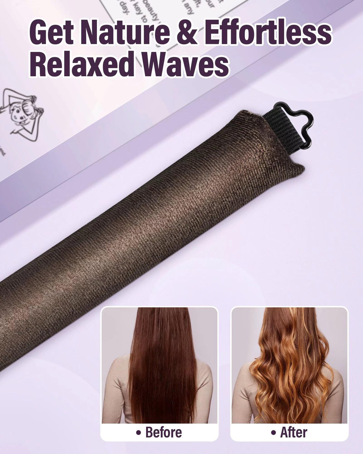 posicurly satin velvet close-up highlighting soft texture, reduces friction and frizz