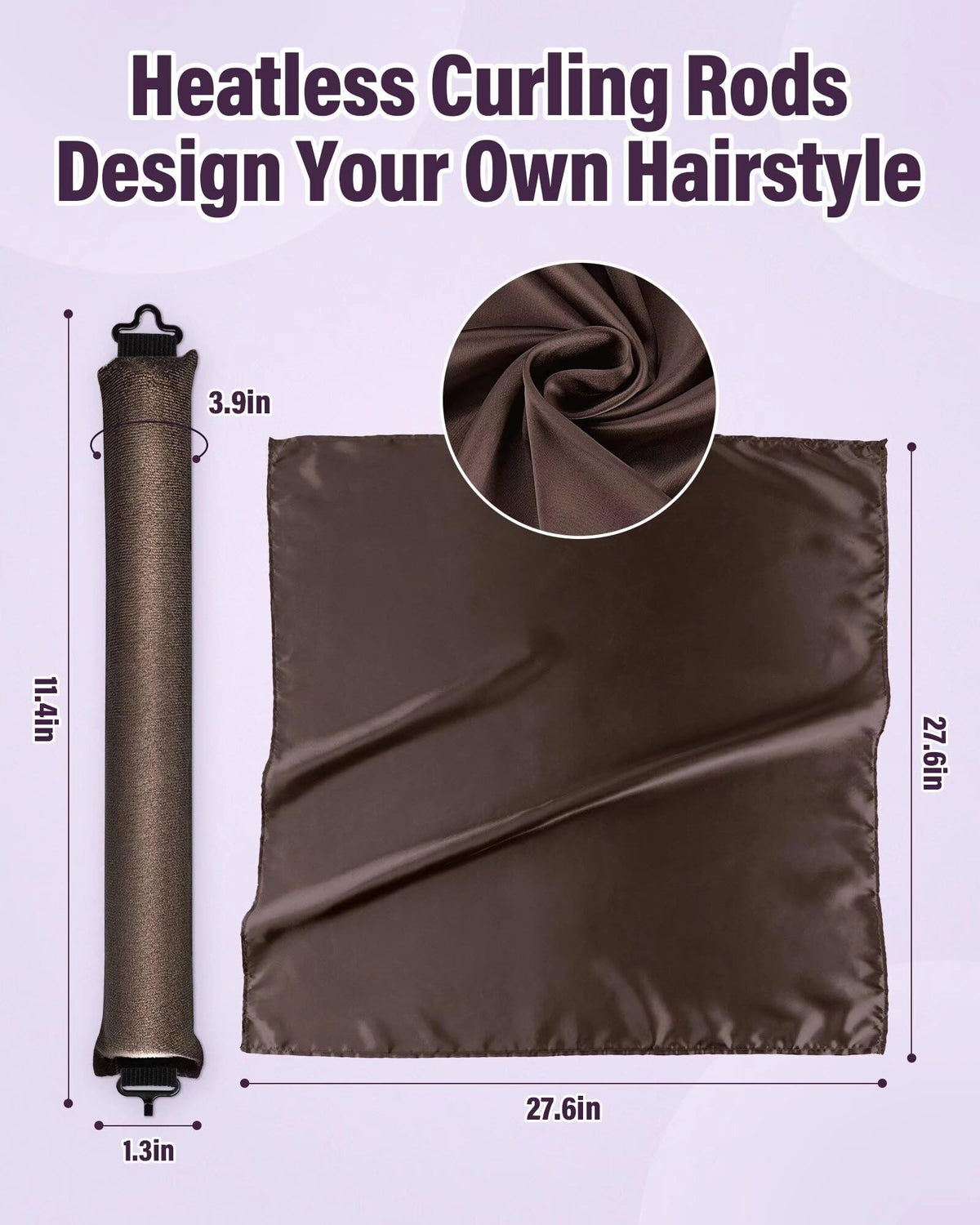 posicurly size comparison next to hand, shows compact portable curling rods