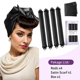 posicurly unrolled curler with wrapped hair section for defined, natural waves