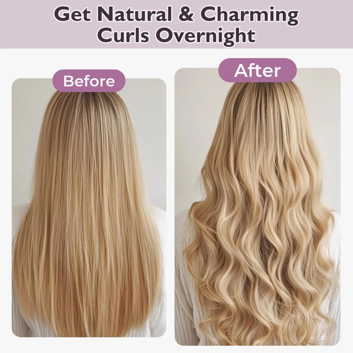posicurly velvet close-up texture that grips hair and reduces frizz while sleeping