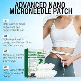 POSOJPIP patch on skin side profile illustrating discreet wear