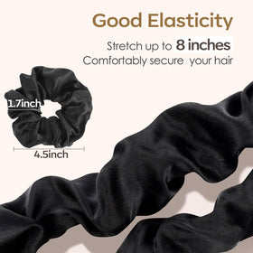 POVETIRE scrunchie worn as wrist accessory, stylish on-the-go convenience