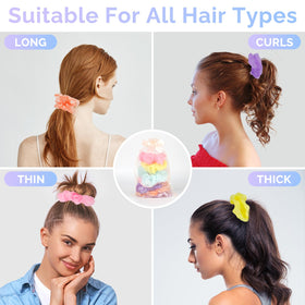 POZILAN scrunchies worn on wrist as bracelet, adding fun illuminated accessory