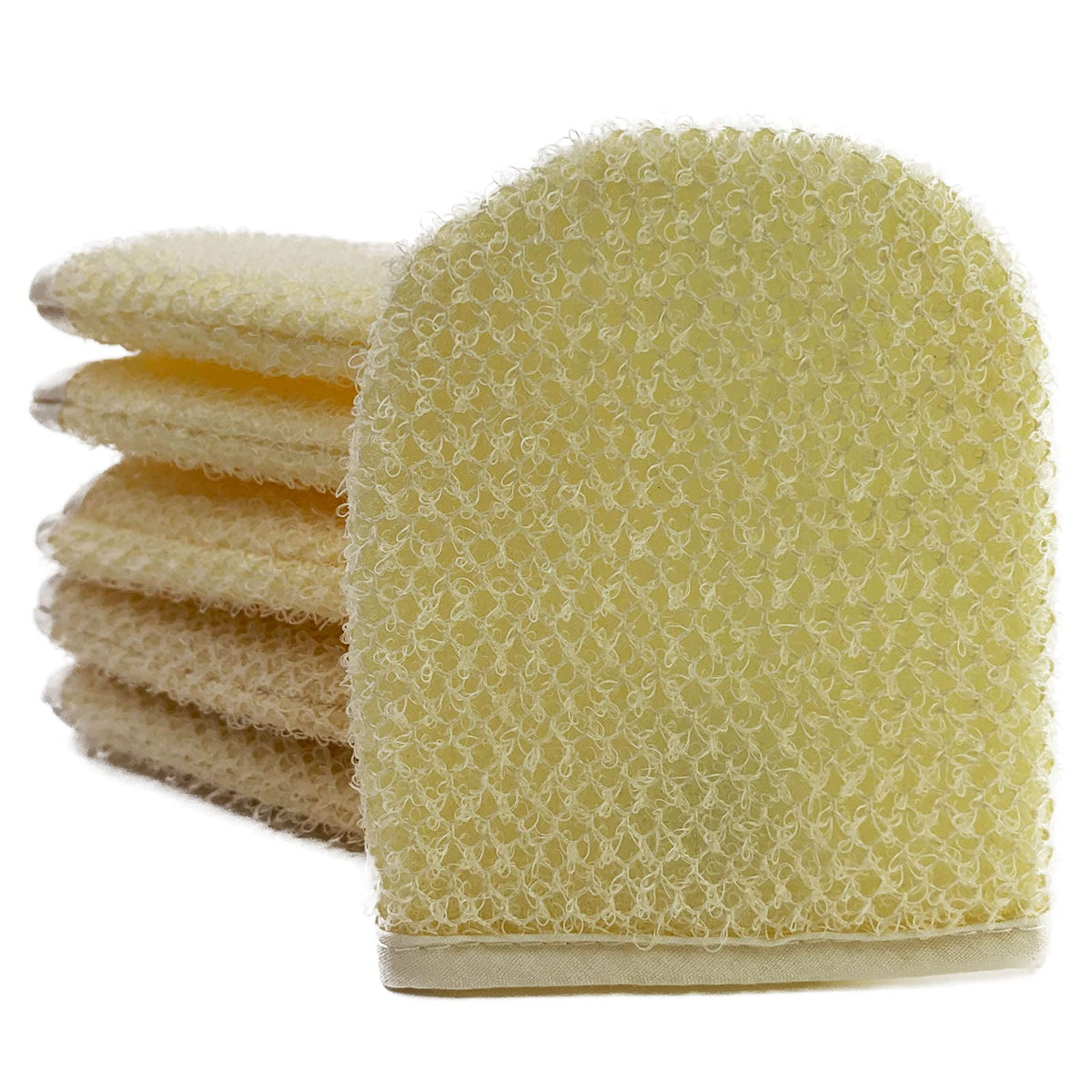 PPHAO BASIC front packaging showing six exfoliating mitts and product name