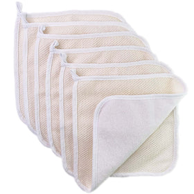 PPHAO BASIC front pack view showing six exfoliating washcloths and benefits