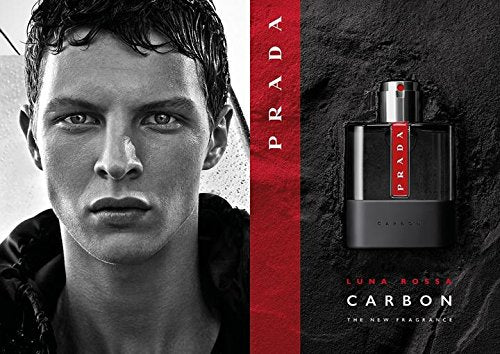 Prada Luna Rossa Carbon cap and nozzle detail highlighting premium finish