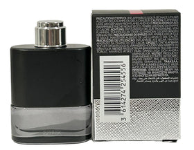 Prada Luna Rossa Carbon mini close-up of glass revealing elegant bottle detail