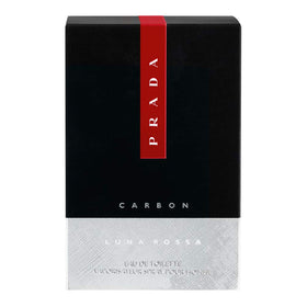 Prada Luna Rossa Carbon close-up highlighting metallic and coal-inspired texture for unique character