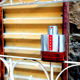 Prada Luna Rossa Sport closeup of liquid clarity showing clean aromatic character