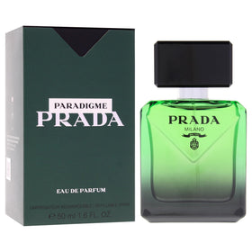 Prada Paradigme cap detail close-up emphasizing premium finish and precision